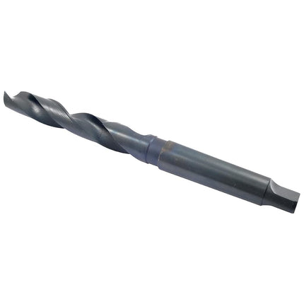 HHIP 5302-4112 High Speed Steel 4MT Taper Shank Drill, 118 Degree Split Point, 1-3/16" Diameter X 7-3/8" Flute Length X 13" Overall Length