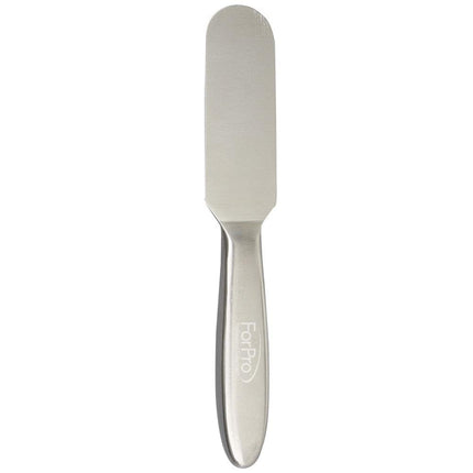 ForPro Professional Collection Stainless Steel Pedi File Kit - 100% Sanitizable Pedicure File for Heels and Feet - Includes Six Black 80 Grit and Six White 180 Grit Refill Strips- 8.5" L
