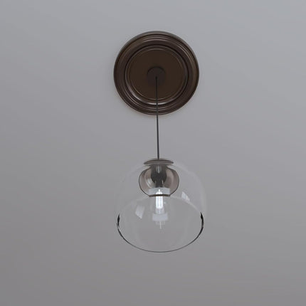 Ekena Millwork 16"OD x 3 1/2"ID x 1 3/8"P Traditional Thermoformed PVC Ceiling Medallion (Fits Canopies up to 9 1/2"), Metallic Copper