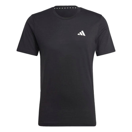 adidas Mens Train Essentials T-Shirt, Black/White,