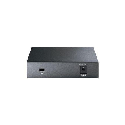 TP-Link TL-SG105S | Switch Ethernet Gigabit de 5 puertos | Montaje en escritorio/pared | Plug & Play | Sin ventilador | Robusto de metal | 3 años de garantía del fabricante | QoS 802.1p/DSCP y IGMP Snooping | Diseño compacto