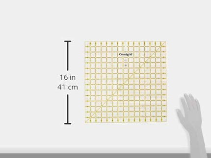 Omnigrid 15x15 Grid mat, 15" x 15", Clear