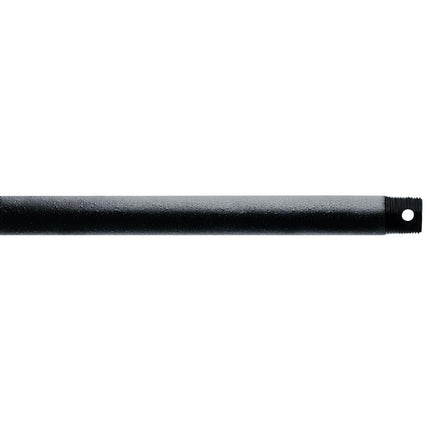 Kichler 360001DBK Accessory Fan Down Rod 18-Inch, Distressed Black