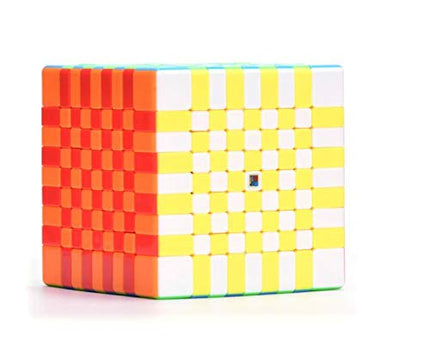 CuberSpeed Cubing Classroom moyu 9x9 stickerelss Speed Cube Mofang Jiaoshi Meilong 9x9 Magic Cube (MF9 Update Version)