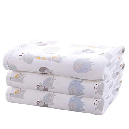 Baby Diaper Changing Pad Liners,22"X27.5" 3 Pack Waterproof White