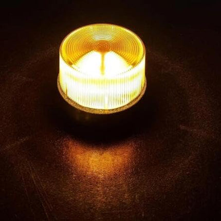 LE Sircut LE228 (Mini) — Amber LED USB Rechargeable Strobe Beacon | Selectable Rotation & Flash Modes | Strong Magnetic Base for Car • Truck • Emergency • Construction | Energy Class A++