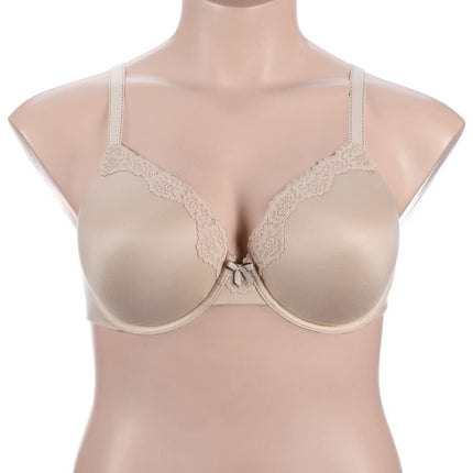 Maidenform Women's Comfort Devotion - Underwire Everyday Bra, Beige (Latte Lift/Black), 36B UK
