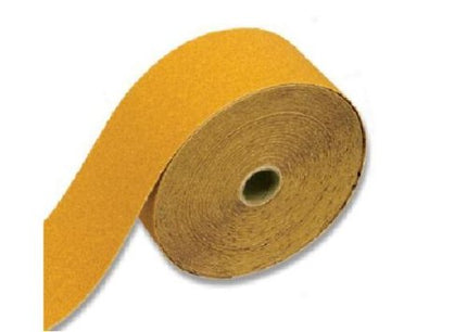 Karebac RHS120 120 Grit 2-3/4-Inch Gold PSA Rolls Stearated Aluminum Oxide, 2-3/4-Inch x 25 Meters