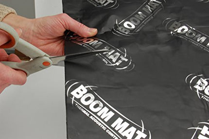 Design Engineering 050204 Boom Mat Sound 2mm Damping Material with Adhesive Backing, 12" x 12.5" (Pack of 8)