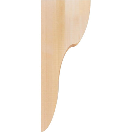 Ekena Millwork COR04X08X20CAR00SWR Carmel Smooth Corbel, 3 1/2" Width x 8" Depth x 20" Height, Western Red Cedar