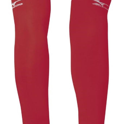 Mizuno Women's Arm Sleeves, Red, OSFM