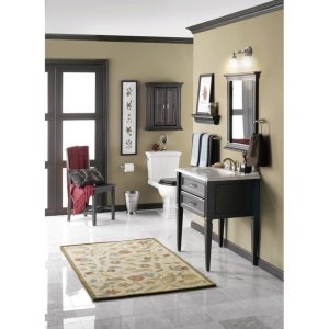 Moen YB2261BN Brantford Luminaire de salle de bain à 1 ampoule à double montage avec verre dépoli, nickel brossé