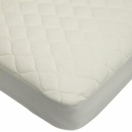 American Baby Company Waterproof Quilted Crib and Toddler Size Fitted Mattress Cover made with Organic Cotton, Natural Color - Vinyl Free