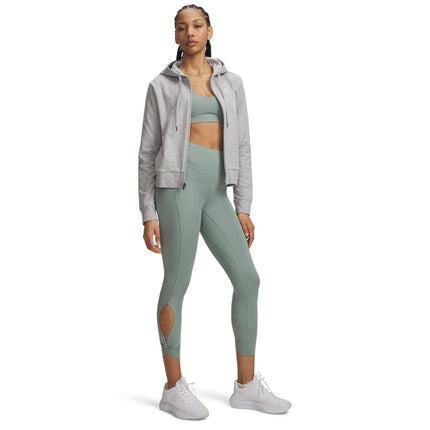 Under Armour Women's Movement Twist Ankle Leggings, (348) Silica Green / / Metallic Silver, Large