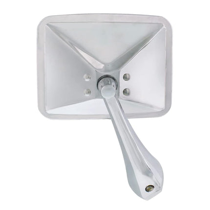 United Pacific C707202-LED Exterior Mirror w/Hidden Built-In Turn Signal Arrow for 1970-72 Chevy & GMC Truck, Stainless Steel, 12V - Passenger Side