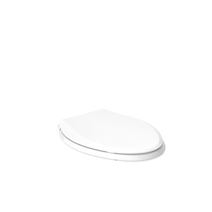 Kohler 75796-RL-0 Cachet Nightlight Readylatch Quiet-Close Elongated Toilet Seat, White