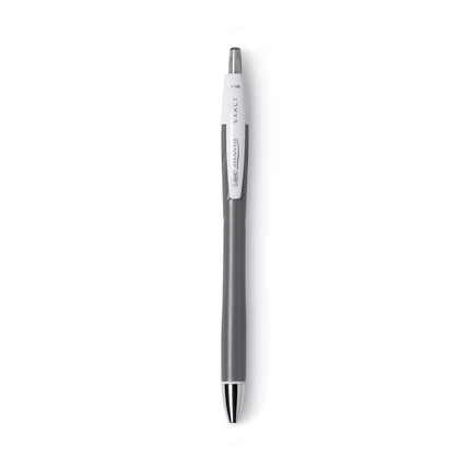 BIC Glide Exact (antes Atlantis Exact) Bolígrafos retráctiles de punta fina de 0,7 mm, tinta negra, docena (VCGN11BK)
