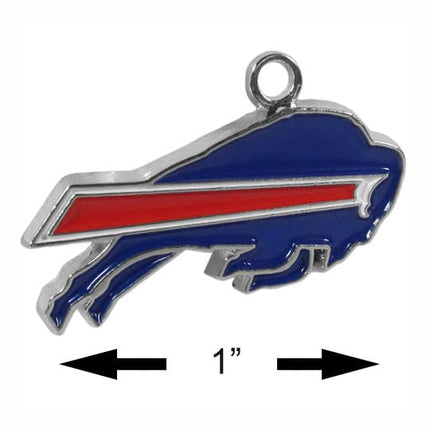 Siskiyou Sports NFL Buffalo Bills Women's NFL Chain Necklace with Small Pendant, 20", Silver