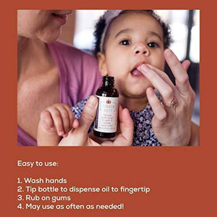 Punkin Butt Baby Teething Oil and Weather Lip Balm Bundle for Sore Gum Relief and Chapped Lips | All Natural, Organic, Safe for Infants, Chemical-Free | 1 Oz Oil