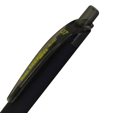 Pentel EnerGel Noir BL437R1-A, 0.7mm Black - Pack of 12