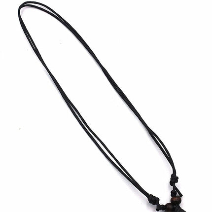 Scddboy Hawaiian Sea Turtle Pendant Necklace for Women Men - Adjustable Cord Surfer Necklace, 1.2 inches x 1.7 inches, Resin, No Gemstone