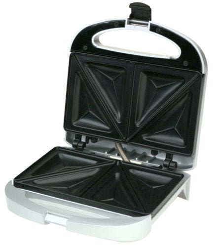 CUISINART WM-SW2 Dual-Sandwich Nonstick Electric Grill, Silver