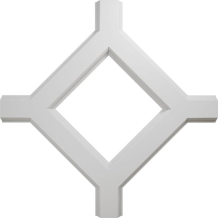 Ekena Millwork CC05IDI02X36X36TR Coffered Ceiling, Factory Primed White