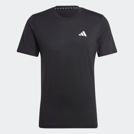 adidas Mens Train Essentials T-Shirt, Black/White, Small Tall