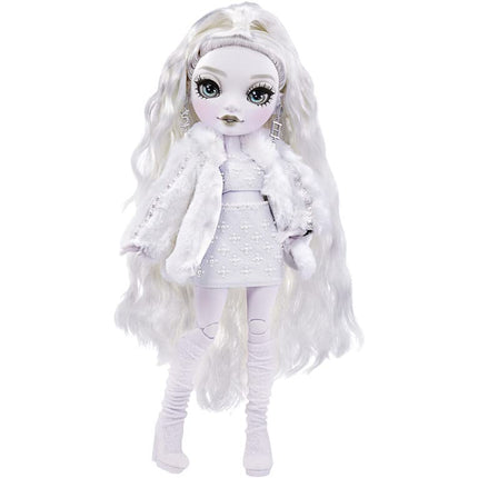 Rainbow High Shadow High Series - Natasha ZIMA - Greyscale Fashion Doll with Wavy White Hair, Two Designer Outfits, & Accessories - Collectable - for Kids Ages 6+