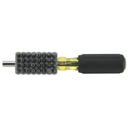 Multibit Screwdriver 32-in-1 Multi Tool, Sturdy Bit and Screw Holding Magnet, Tamperproof Torx, Hex and Torq Set, Klein Tools 32510, Grey