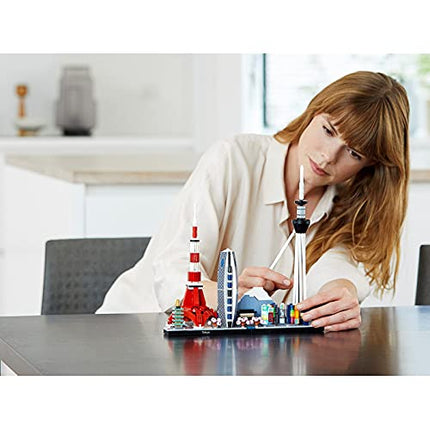 LEGO® Architecture Skylines: Tokyo 21051 Building Kit, Collectible Architecture Building Set for Adults