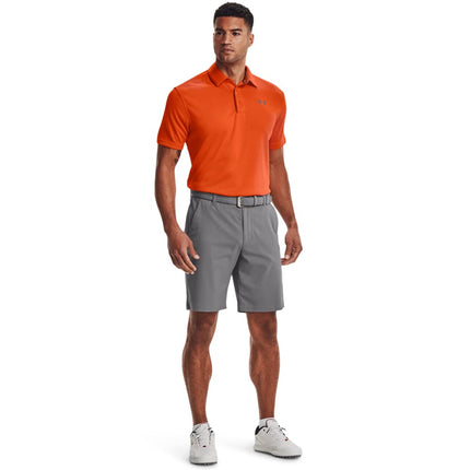 Polo de hombre Under Armour Tech Naranja/Grafito 4XL