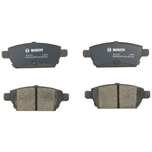Bosch BC1161 QuietCast Premium Ceramic Disc Brake Pad Set For: Ford Fusion; Lincoln MKZ, Zephyr; Mazda 6; Mercury Milan, Rear
