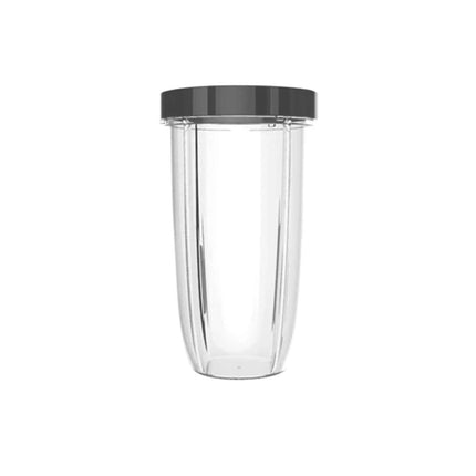 NutriBullet NBM-U0271 Vaso Colosal de 32 Onzas con Anillo de Labio Estándar, 32 oz, Transparente/Gris
