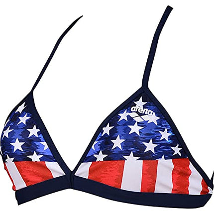 Arena Women's Print Sport Bikini Tie Back MaxLife Swimsuit Bathing Suit Top and Bottom for Swimming