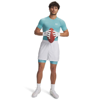 Under Armour HeatGear Men's Shorts with Pockets, (425) Blue Haze/White, 3XL