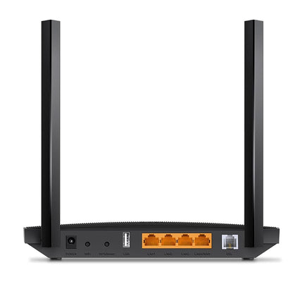 TP-Link AC1200 Wireless Dual Band VDSL/ADSL Modem Router for Phone Line Connections (BT Infinity, TalkTalk, EE and PlusNet Fibre) 1 USB, 2.0 Ports, UK Plug (Archer VR400 V2) EOL