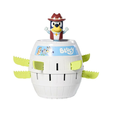 TOMY Toomies Pop Up Bluey - Licensed Game Based on Classic Pop Up Pirate - 2 to 4 Player Kids Games - Fun Family Games for Kids and Adults - Bluey Toys and Games for 4 Year Olds and Up