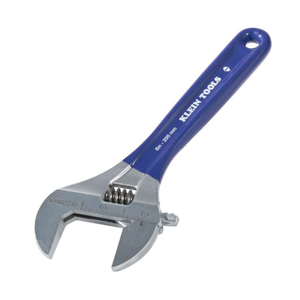 KLEIN TOOLS Adjustable Wrench with Extra-Wide Jaw, 8-Inch D509-8