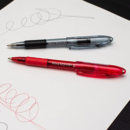 Pentel Mini Ballpoint Pen, Medium, Rubber Grip, Nonrefillable, Assorted (PENBK91MNBP8M) Category: Ballpoint Stick Pens