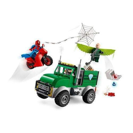 LEGO Marvel Spider-Man Vulture's Trucker Robbery 76147 Playset with Buildable Bank Truck Toy and Superhero Minifigures, New 2020 (93 Pieces)