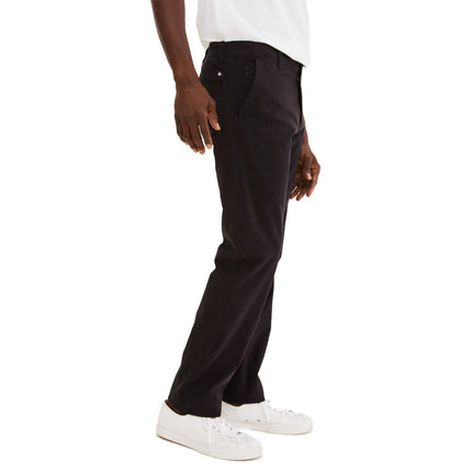 Pantalones chinos Dockers Athletic Fit Ultimate para hombre con Smart 360 FlexPantalones casuales, (nuevo) negro, 8