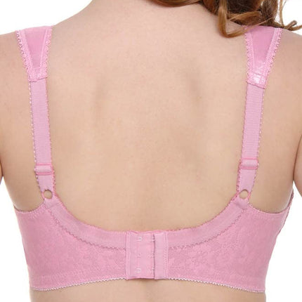 Playtex Women's 18 Hour Comfort-Strap Wireless Bra, Full-Coverage Bra with 4-Way TruSupport, Single & 2-Pack, Cafe Au Lait (Nude), 42D