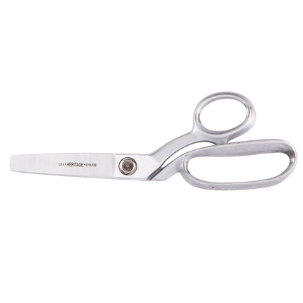Klein Tools G8210LRXB Bent Trimmer w/Ring, Extra Blunt, Serrated, 10-Inch, Made in USA