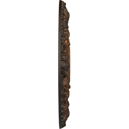 Ekena Millwork CM18RORUS Rose Ceiling Medallion, Rust