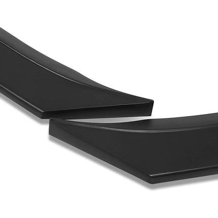 DNA Motoring 2-PU-567-CCC Low Profile Front Lip without Side Canards Compatible With 2014-2019 Corvette,Matte Black