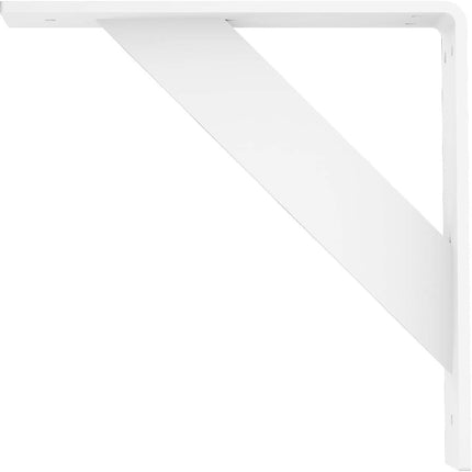 Ekena Millwork BKTM02X10X10TRPWH Steel Bracket Traditional, 2"W x 10"D x 10"H, White Primer