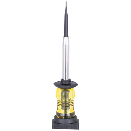 KLEIN TOOLS 6024K Destornillador plano con agarre para tornillos, hoja dividida de 1/4 de pulgada, acción de agarre positiva, mango con amortiguación