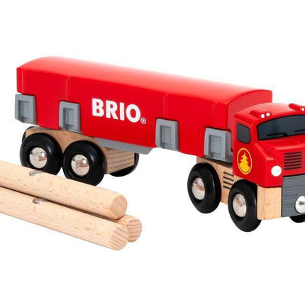 BRIO World Lumber Truck Toy Vehicle for Kids Age 3 Years Up