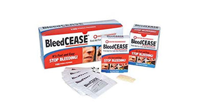 Bleedcease First Aid for Cuts and Nosebleeds Sterile Packings, 25 Count